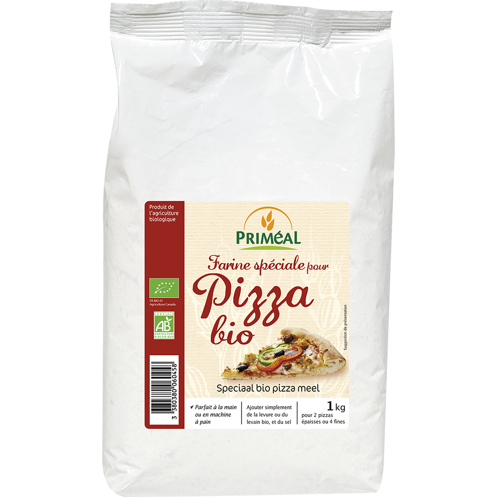 Primeal Farine spéciale pizza bio 1 Kg - bio Maroc 
