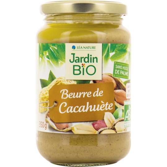 Jardin Bio Beurre de cacahuète bio 350 G - bio Maroc 