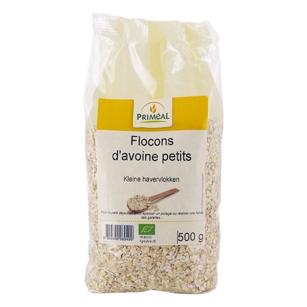 Primeal Flocons d'avoine petit bio 500 G - bio Maroc - flocons bio